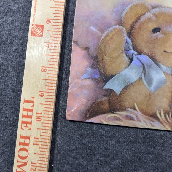 NOS‎ Vintage 90s  American Greetings Gift Bag Baby Pastel Teddy Bear - Picture 7 of 11